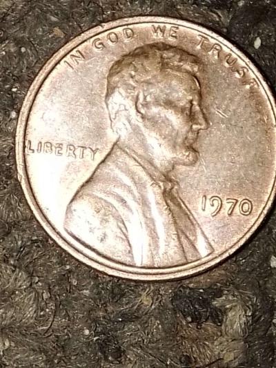 1970 Lincoln penny - Thumbnail 2