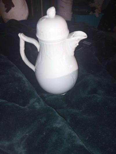 UNIQUE NOVEL Furstenberg Porcelain Coffee Pot Teapot MANS FA - Thumbnail 2