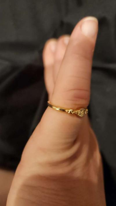 Eagle Crystal Cuff Ring - Thumbnail 3