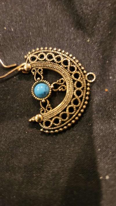 Jade Native American Earings - Thumbnail 5