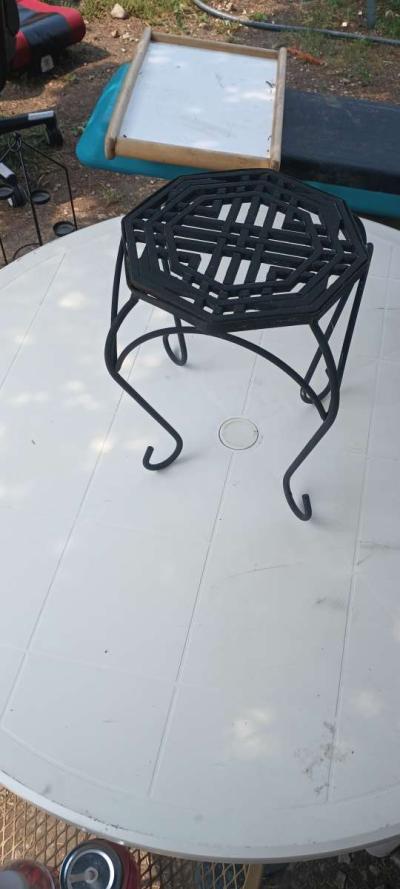 Wrought Iron Plant Stand - Thumbnail 3