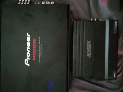 pioneer amp 1000 watt 4 channel new Jenson amp 1000 watt t