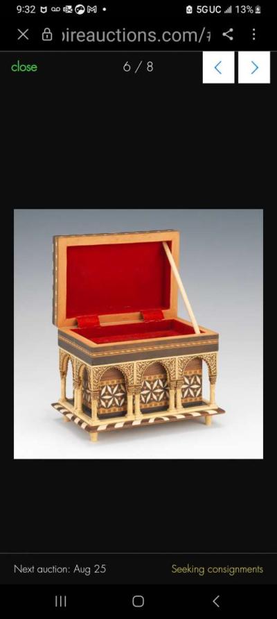 arabesque jewelry cask - Thumbnail 3