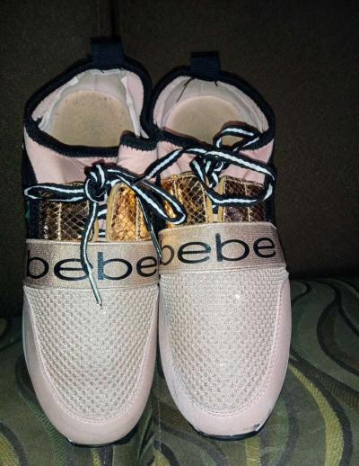 womens pink bebe shoes - Thumbnail 2