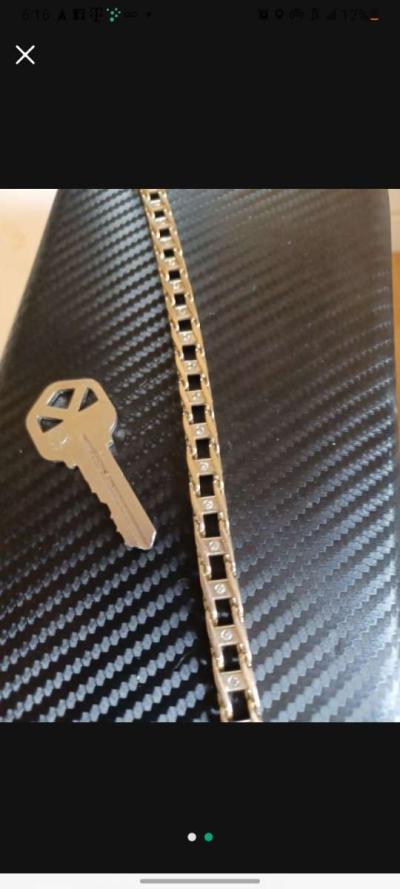 gold and white gold bracelet - Thumbnail 2