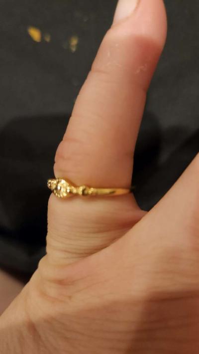 Eagle Crystal Cuff Ring - Thumbnail 2