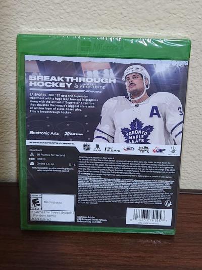 Xbox 1 NHL 2022 GAME SEALED - Thumbnail 2