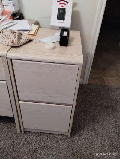 4pc office set w book shelf - Thumbnail 4