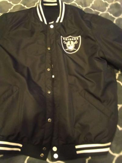 mens Oakland raider jacket - Thumbnail 4
