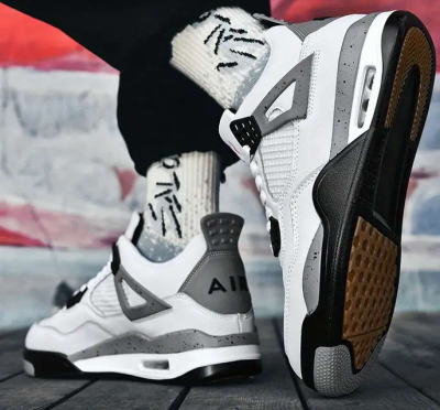 Unisex Retro MJS 4 Air Iconic Classic Seneakers - Thumbnail 2