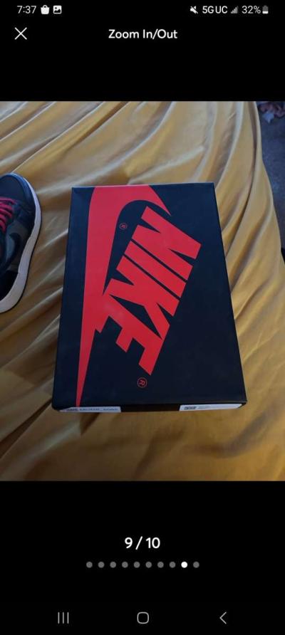 Jordan 1 retro high satin black gym red black - Thumbnail 6