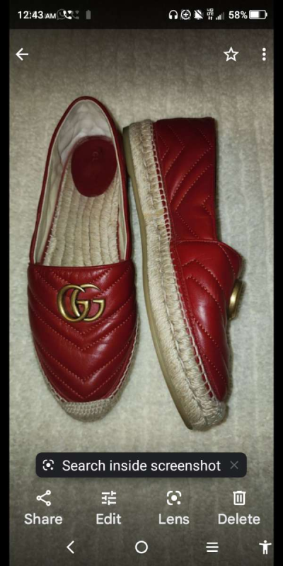 red Gucci shoes - Thumbnail 5