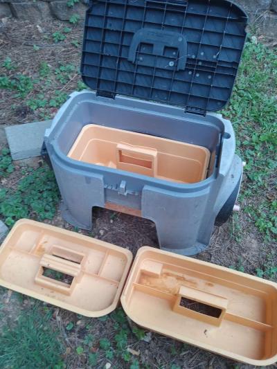 lasko tool box step Stool or tackle box with xtras - Thumbnail 4