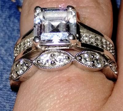 2 karet dimon ring set - Thumbnail 3