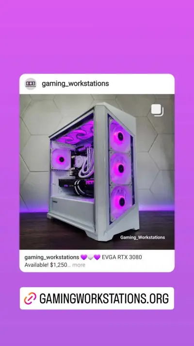 Gaming PC RTX 3080 10GB AMD Ryzen 5 5600X 32GB 3600MHz - Thumbnail 3