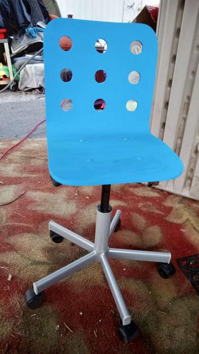 Childrens Blue IKEA Computer Swivel Chair - Thumbnail 6