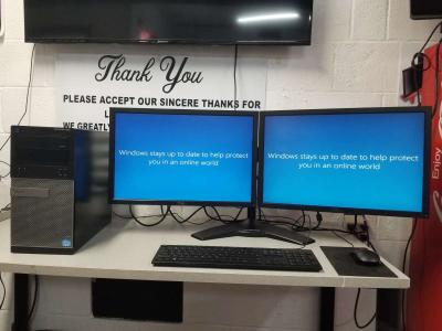 Dell Dual screen Desktop Computers - Thumbnail 4