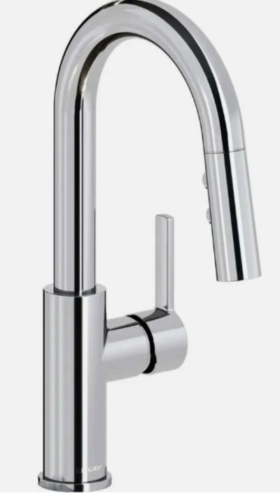 Elkay pull down kitchen faucet new open box - San Antonio, Texas
