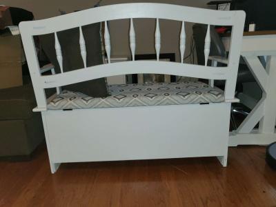 entryway bench with storage - Thumbnail 3