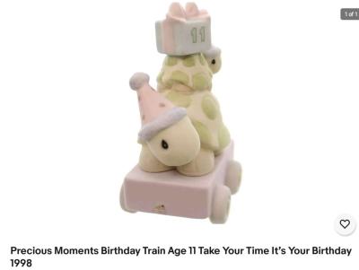 Precious Moments Birthday Train Age 11 Take Your Time Its Yo - Corning, California