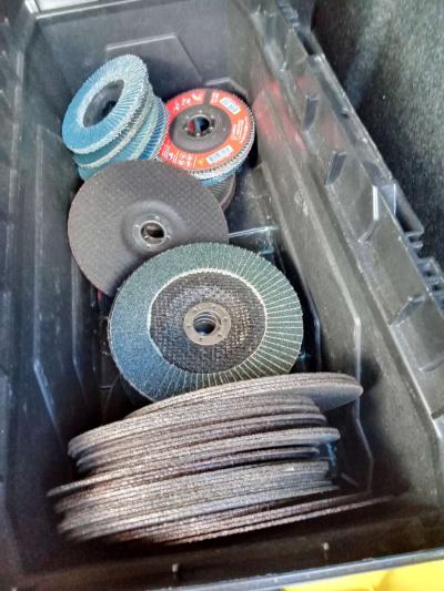 never used 6 inch metabo grinder portaband hammerdrill - Thumbnail 5