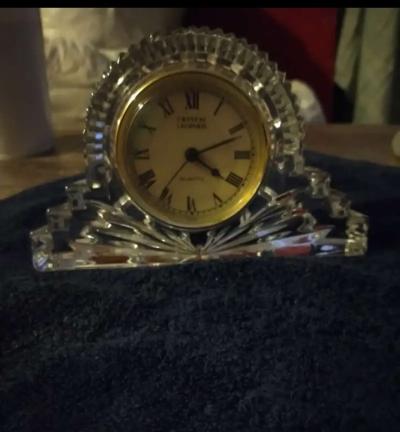 Godinger crystal mantel clock - Houston, Texas