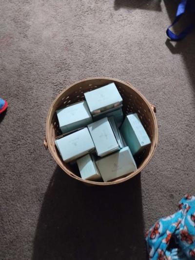 candle holder and baskets and candles - Thumbnail 3