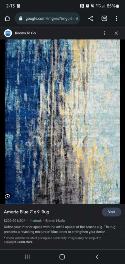 blue rug - Thumbnail 3