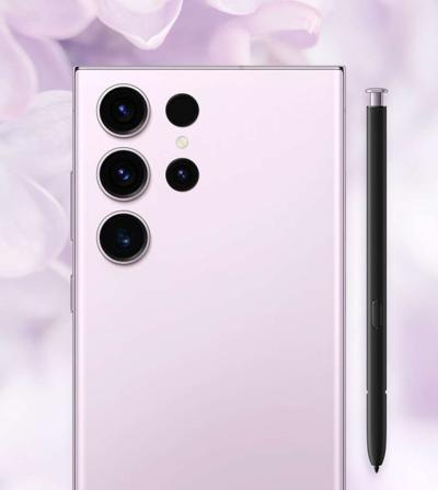 Like New Unlocked Samsung Galaxy S23 Ultra 5G 256GB Lavender - Thumbnail 2