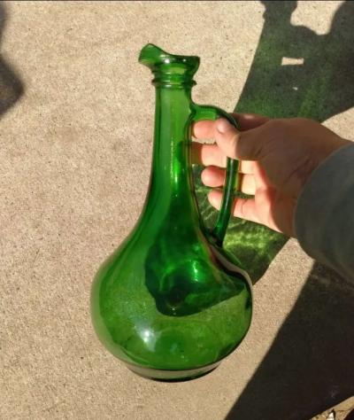 Mid century  venetian glass carafe Jug decanter - Thumbnail 3