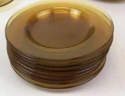 mid century amber plates price for all - Thumbnail 5