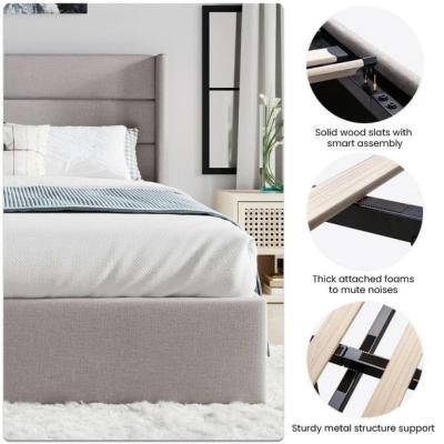 full Size120Full Size Lift Up Platform Bed Frame with Uphols - Thumbnail 2