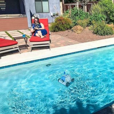 QOMOTOP CORDLESS Rechargeable ROBOTIC POOL CLEANER Up to 90 - Thumbnail 2