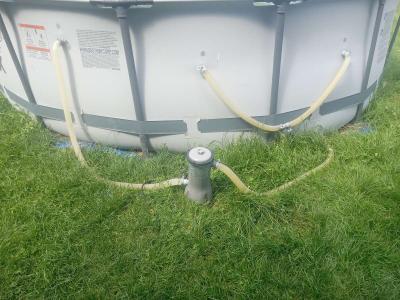 bestway swimming pool with pump - Thumbnail 2