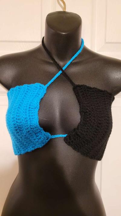 Crochet Halter Tops and Bucket Hats Will ship as well - Thumbnail 4