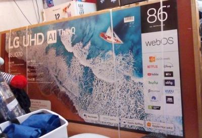 LG 86 SMART TV EXTRA THIN WITH AI AND BUILT IN ALEXA - Spokane, Washington