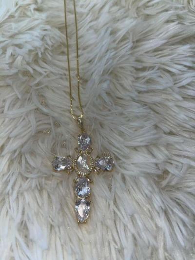 Virgin Mary gold plated necklace - Thumbnail 3