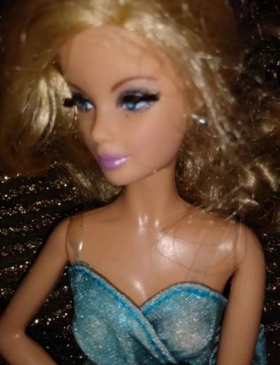 vintage blue dress barbie - Thumbnail 2