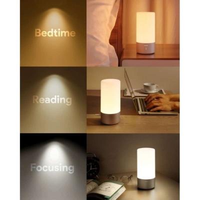 Table Lamp Touch Sensor Bedside Lamp with Color Changing RGB - Thumbnail 3