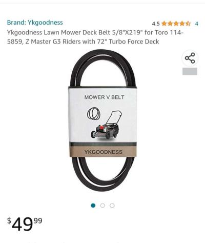 lawn mower band - Thumbnail 2