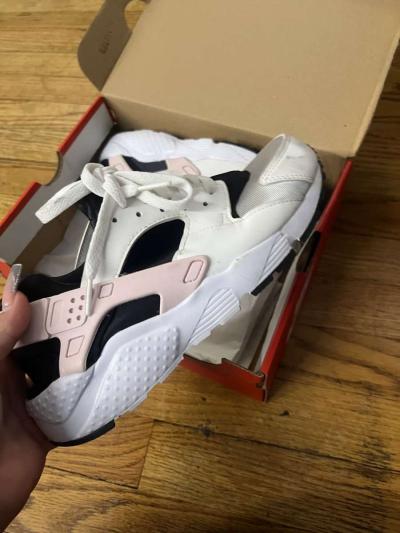 Nike Air Huarache Run White Pink - Thumbnail 2