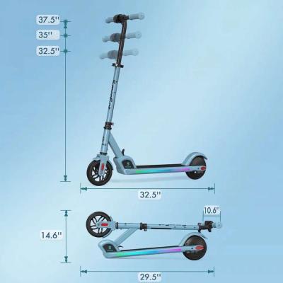 Foldable Electric Scooter for Kids 3 Speeds and Adjustable H - Thumbnail 2