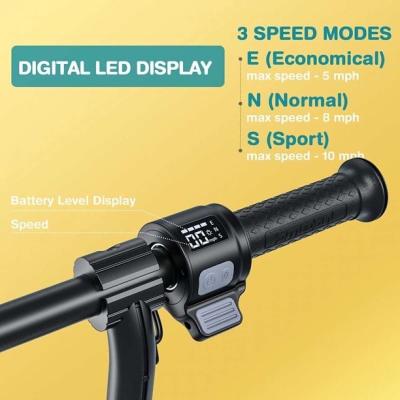 Foldable Electric Scooter for Kids 3 Speeds and Adjustable H - Thumbnail 6