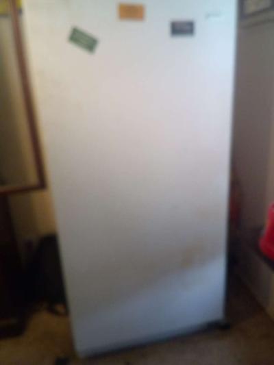 4 foot upright freezer white works great - Fort Worth, Texas