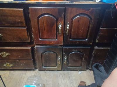 California King waterbed with waveless mattress - Thumbnail 2