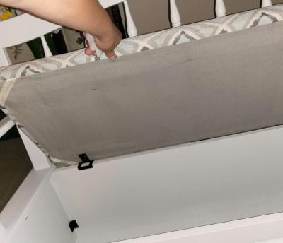 entryway bench with storage - Thumbnail 4