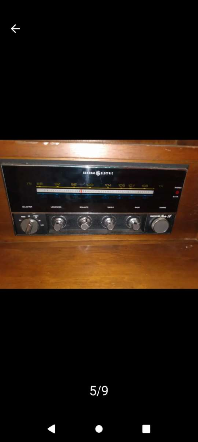 beautiful GE Electric upright stand cabinet from era 1960s - Thumbnail 5