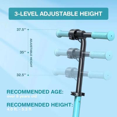 Foldable Electric Scooter for Kids 3 Speeds and Adjustable H - Thumbnail 5