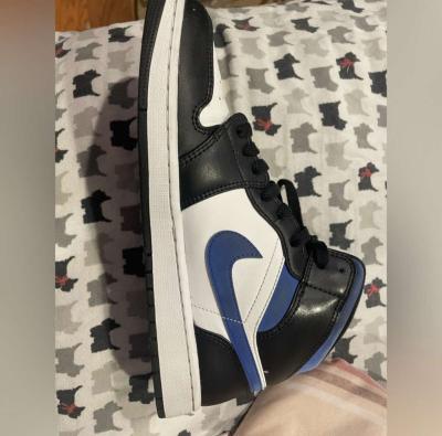 Jordan 1 Mids Racer Blues - Thumbnail 3