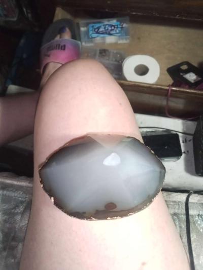 Agit shaped piramid healing rock - Thumbnail 4